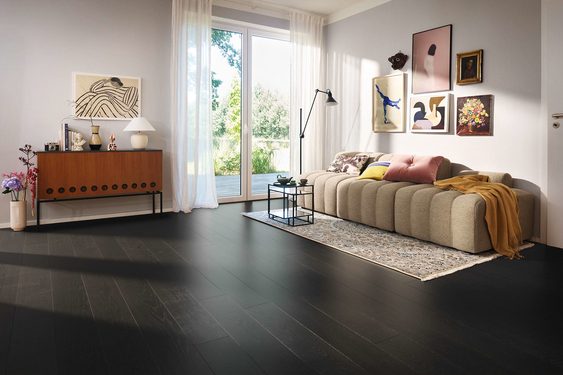 PLANK 1-STRIP 4V OAK CARBON BLACK