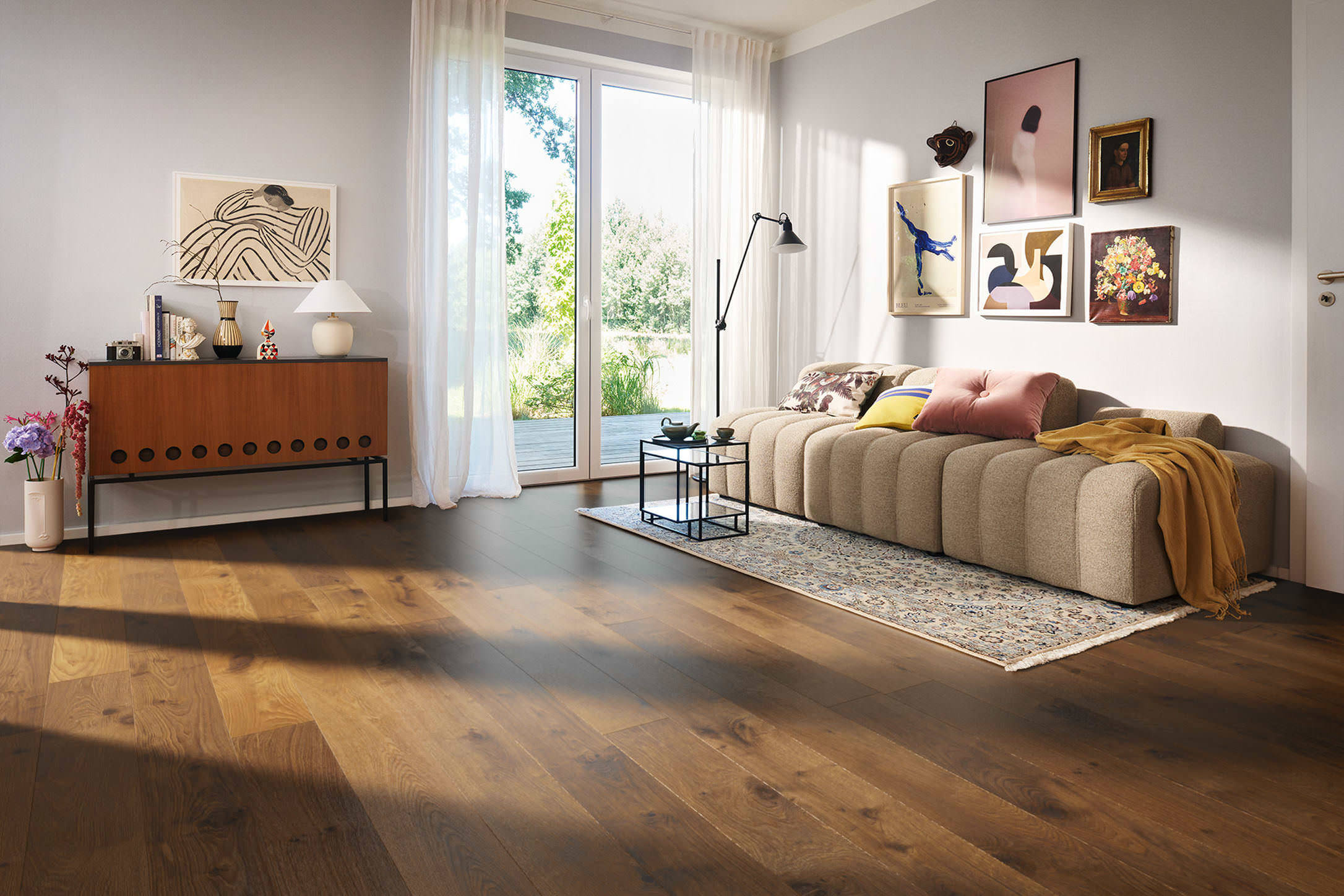 PLANK 1-STRIP 4V SMOKED OAK SAUVAGE RETRO BRUSHED