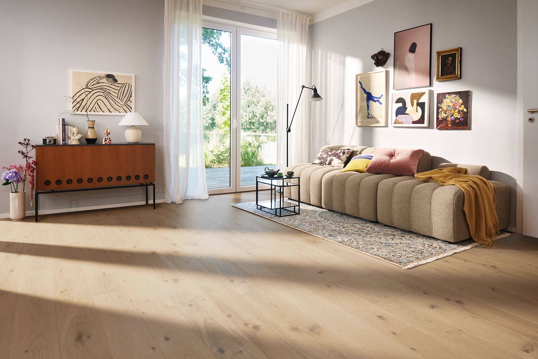 PLANK 1-STRIP 4V OAK PURO WHITE SAUVAGE RETRO BRUSHED