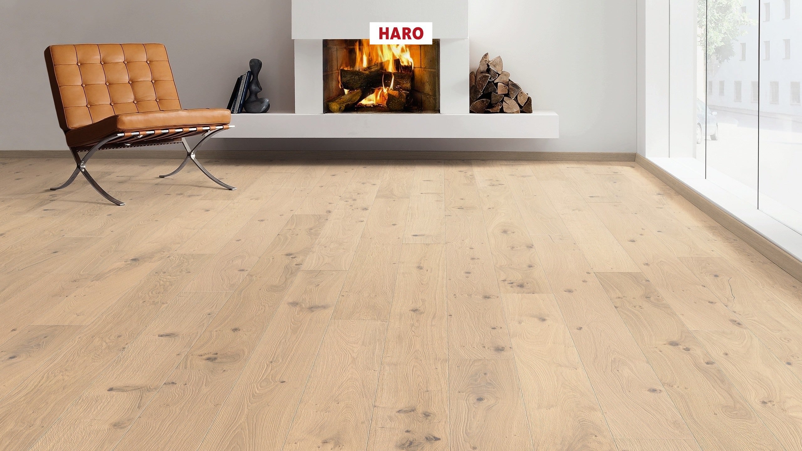 PLANK 1-STRIP 4V OAK PURO WHITE SAUVAGE RETRO BRUSHED