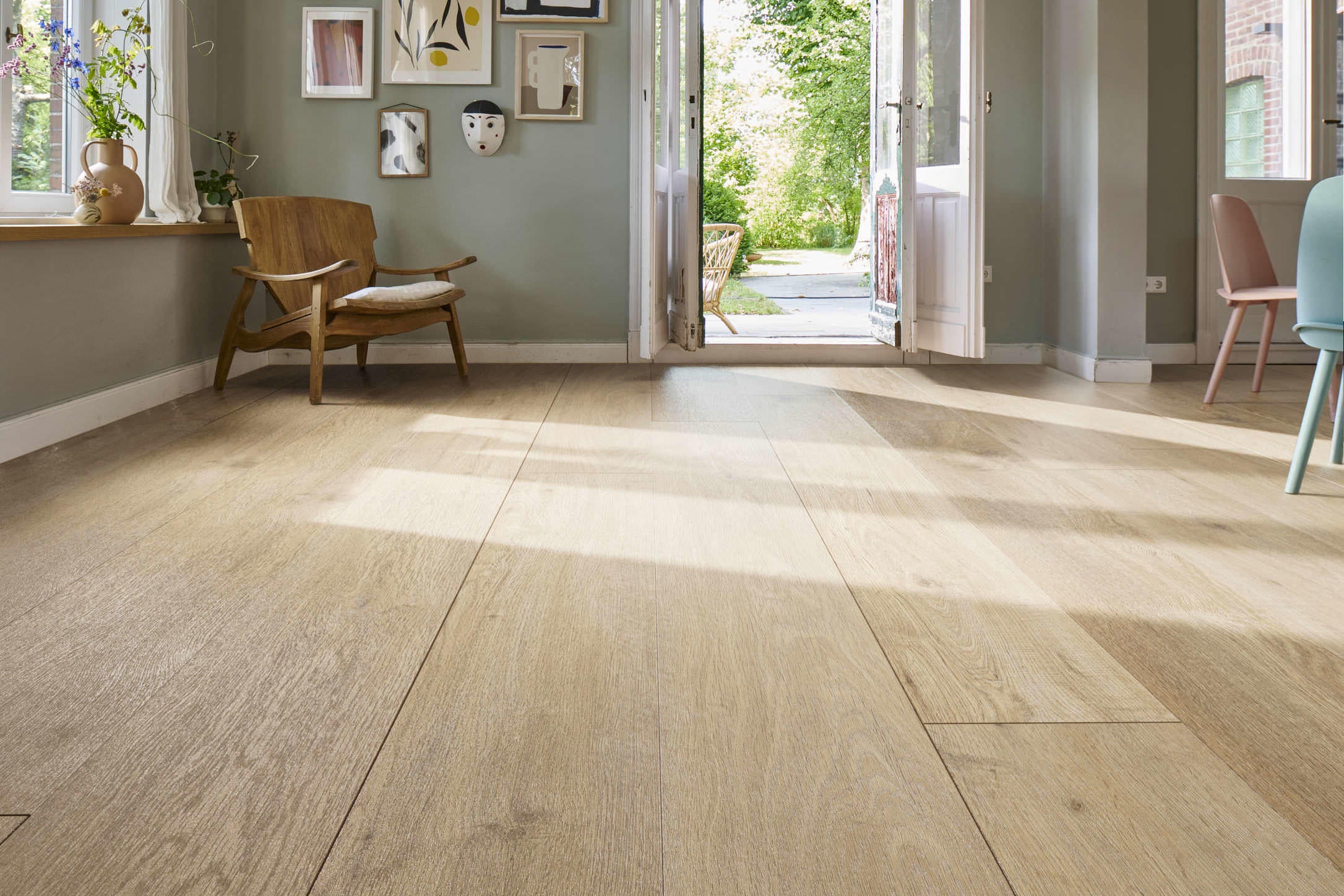 Laminate Floor Tritty 200 Aqua Plank 1-Strip 4V Oak Sicilia Puro