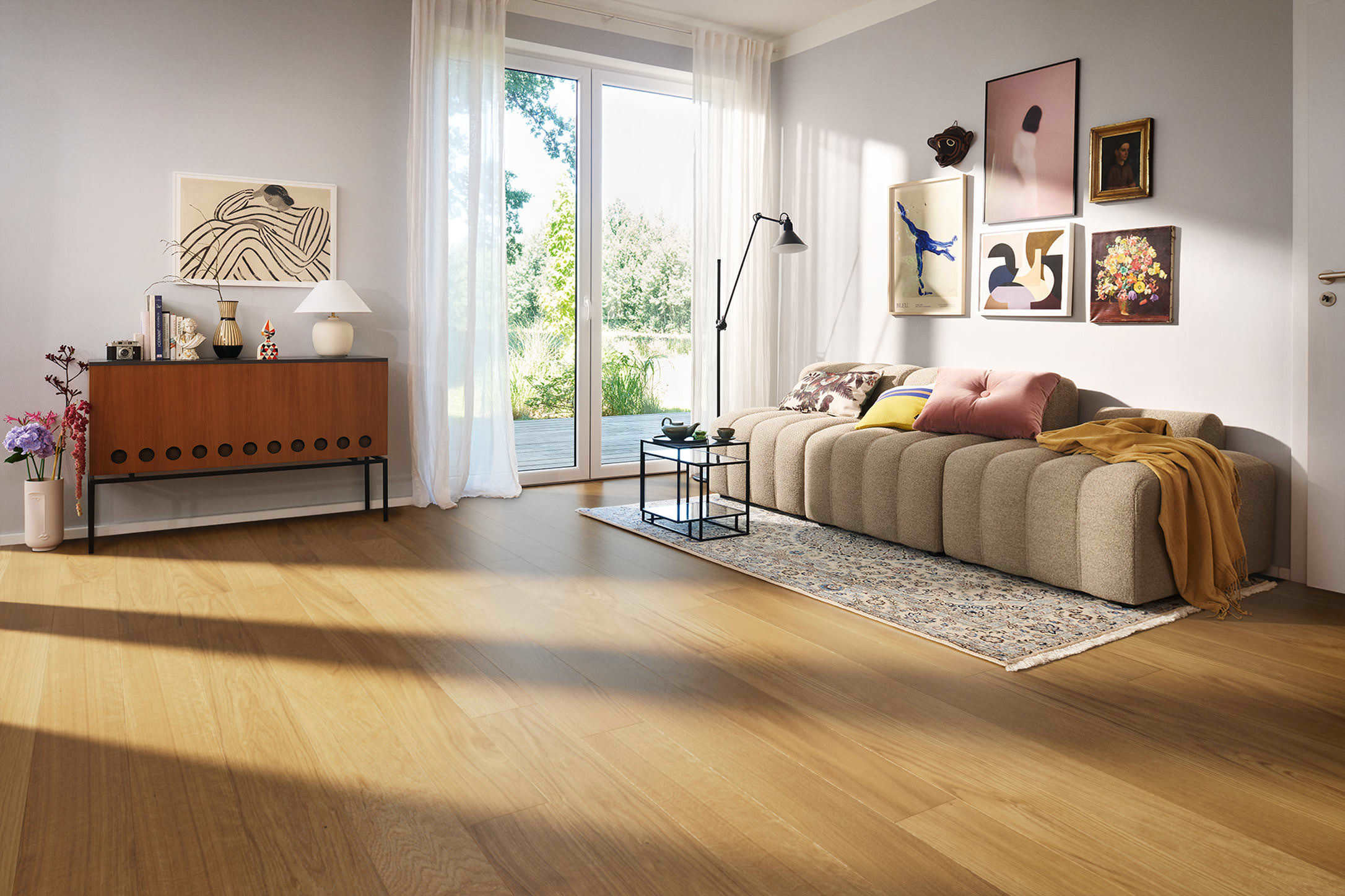 PLANK 1-STRIP PRESTIGE OAK SELECTIV BRUSHED