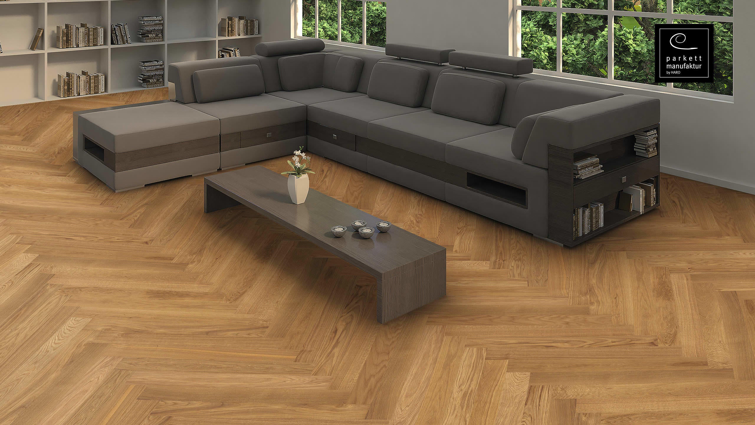 PLANK 1-STRIP PRESTIGE OAK SELECTIV BRUSHED