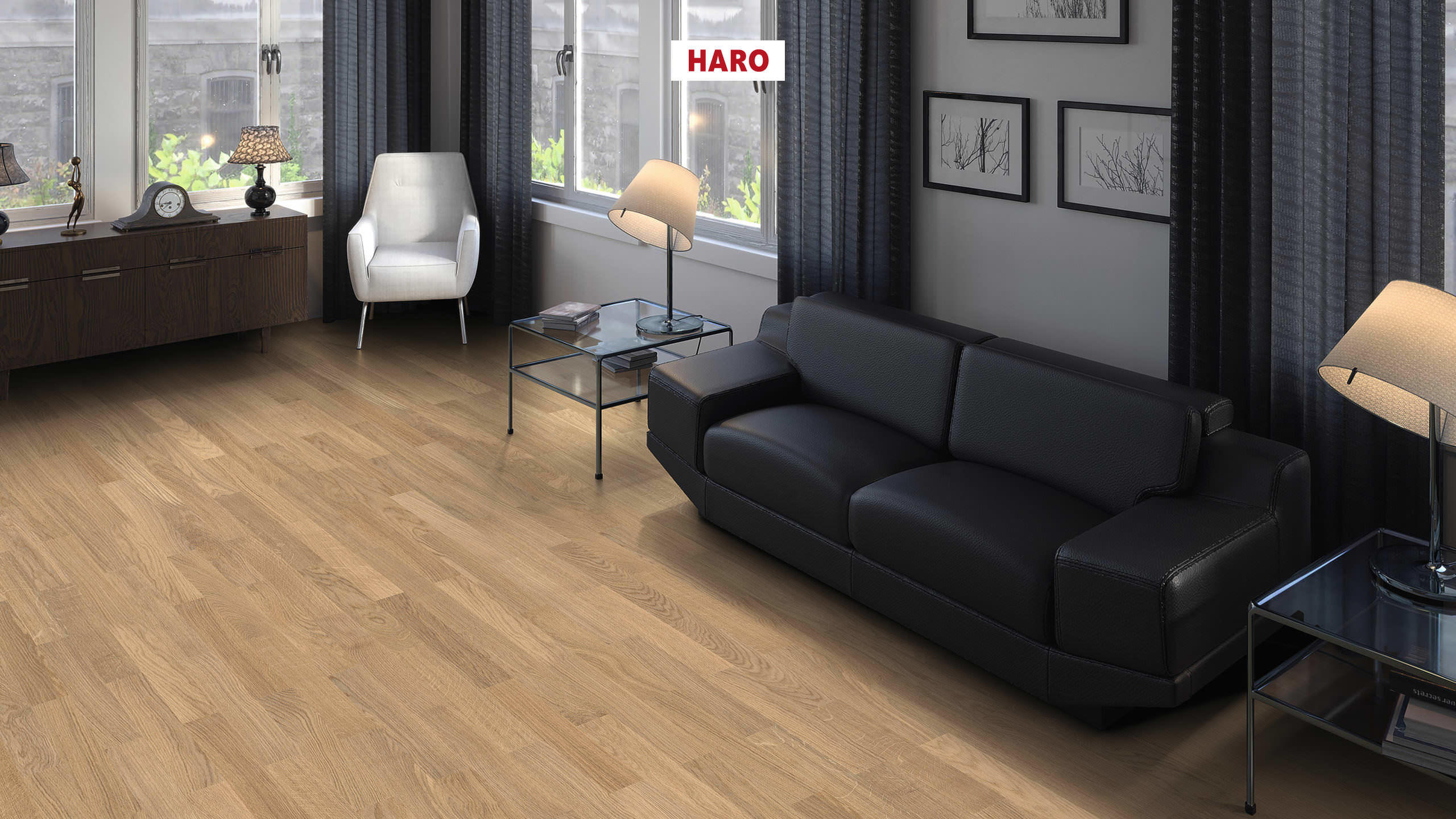 STRIP ALLEGRO OAK LIGHT WHITE TREND BRUSHED