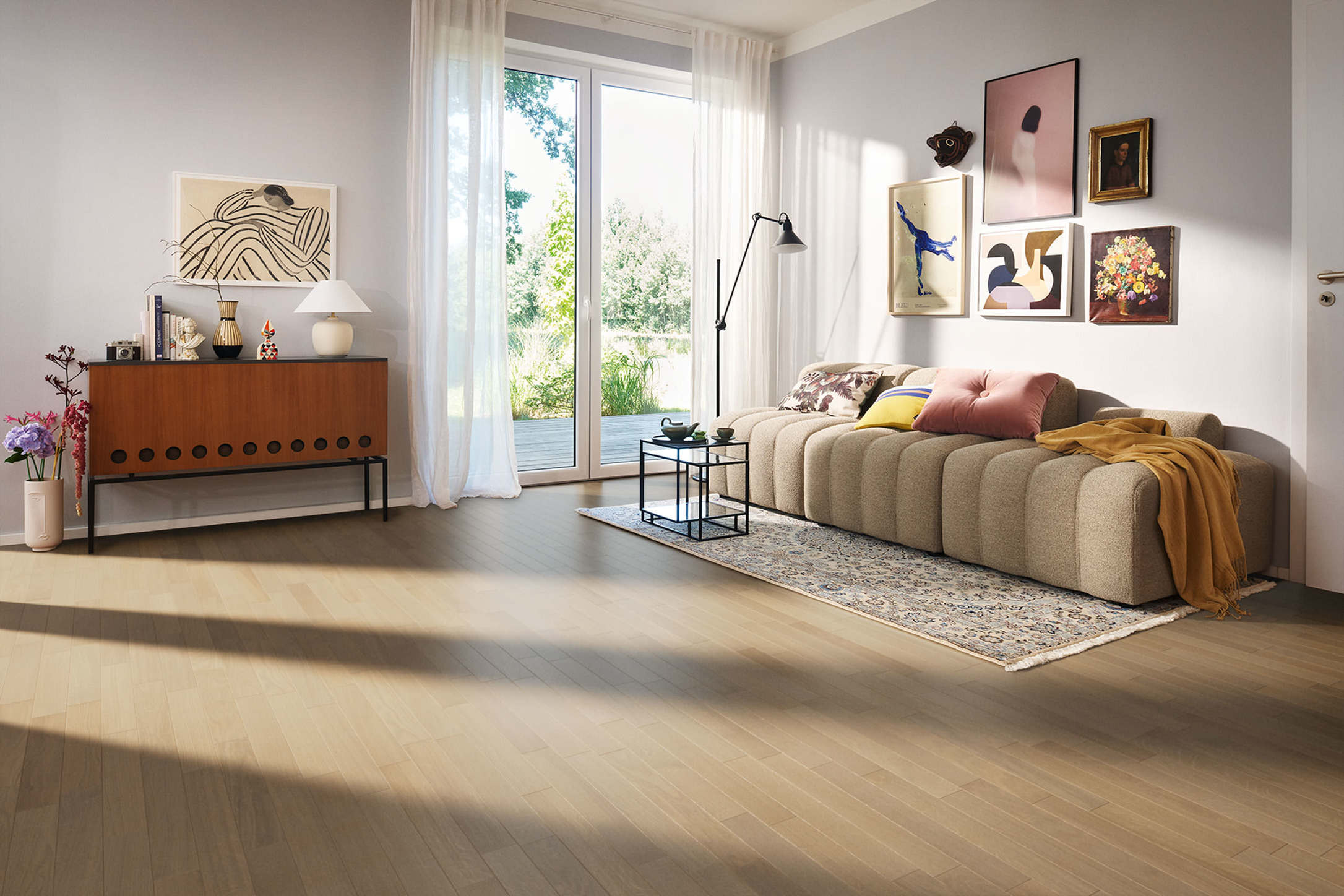 STRIP ALLEGRO OAK SAND GREY TREND BRUSHED