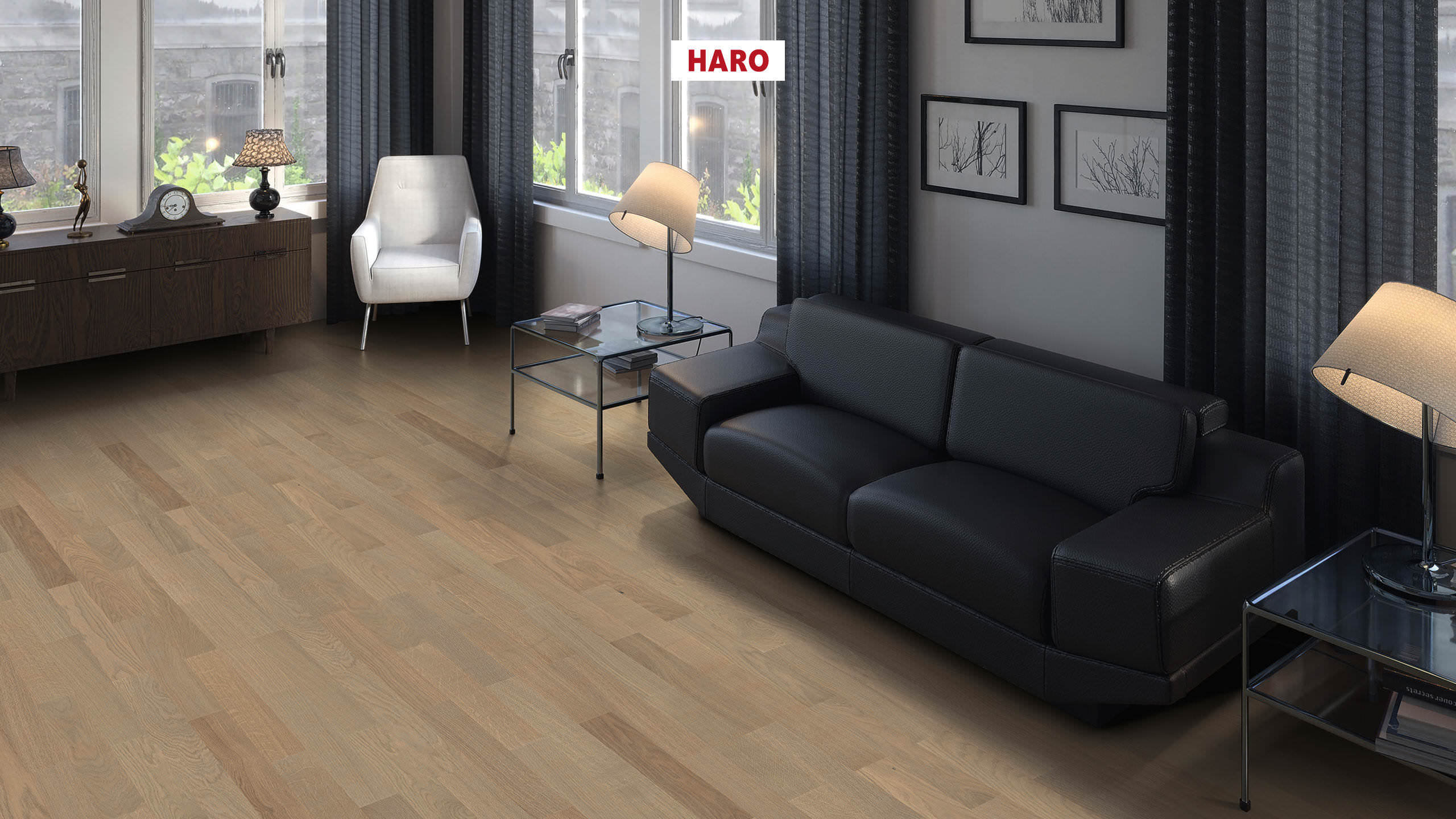 STRIP ALLEGRO OAK SAND GREY TREND BRUSHED