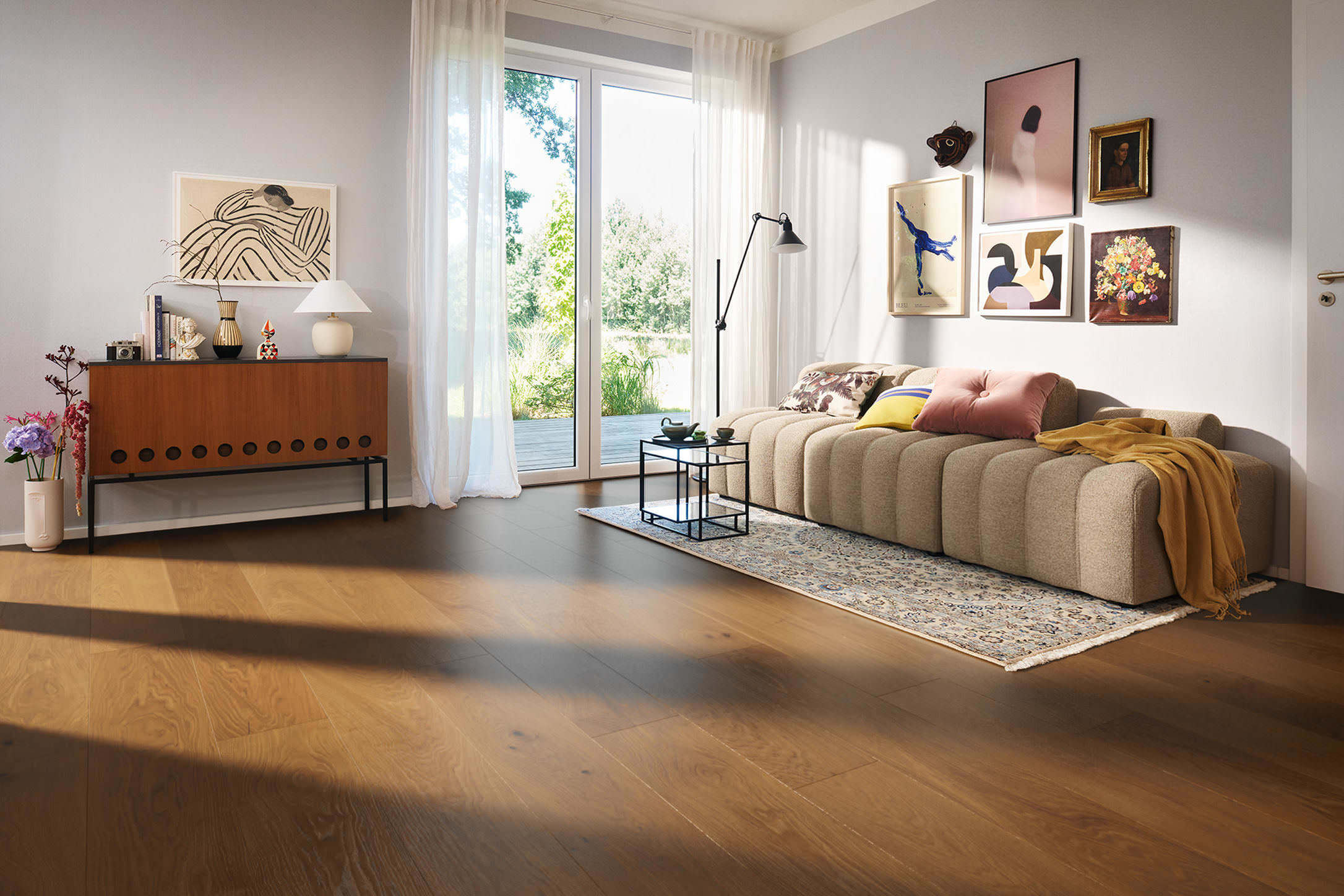 PLANK 1-STRIP 4V SMOKED OAK MARKANT BRUSHED