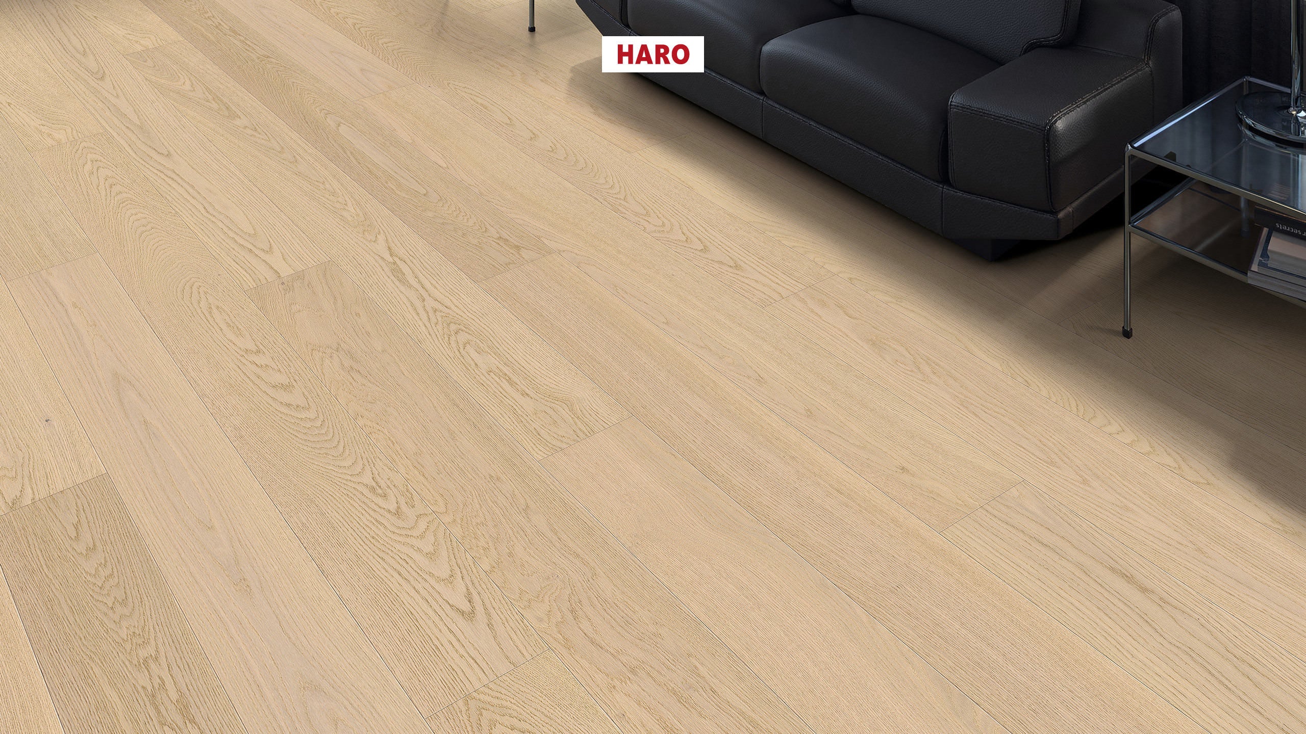 PLANK 1-STRIP 4V OAK LIGHT WHITE EXKLUSIV BRUSHED