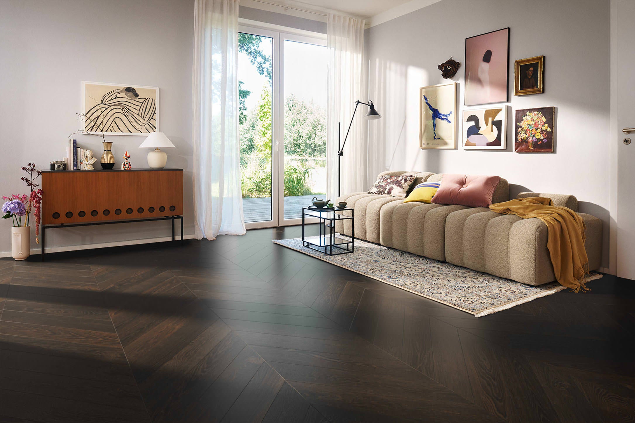 STRIP CHEVRON 4V AFRICAN OAK SELECTIV BRUSHED