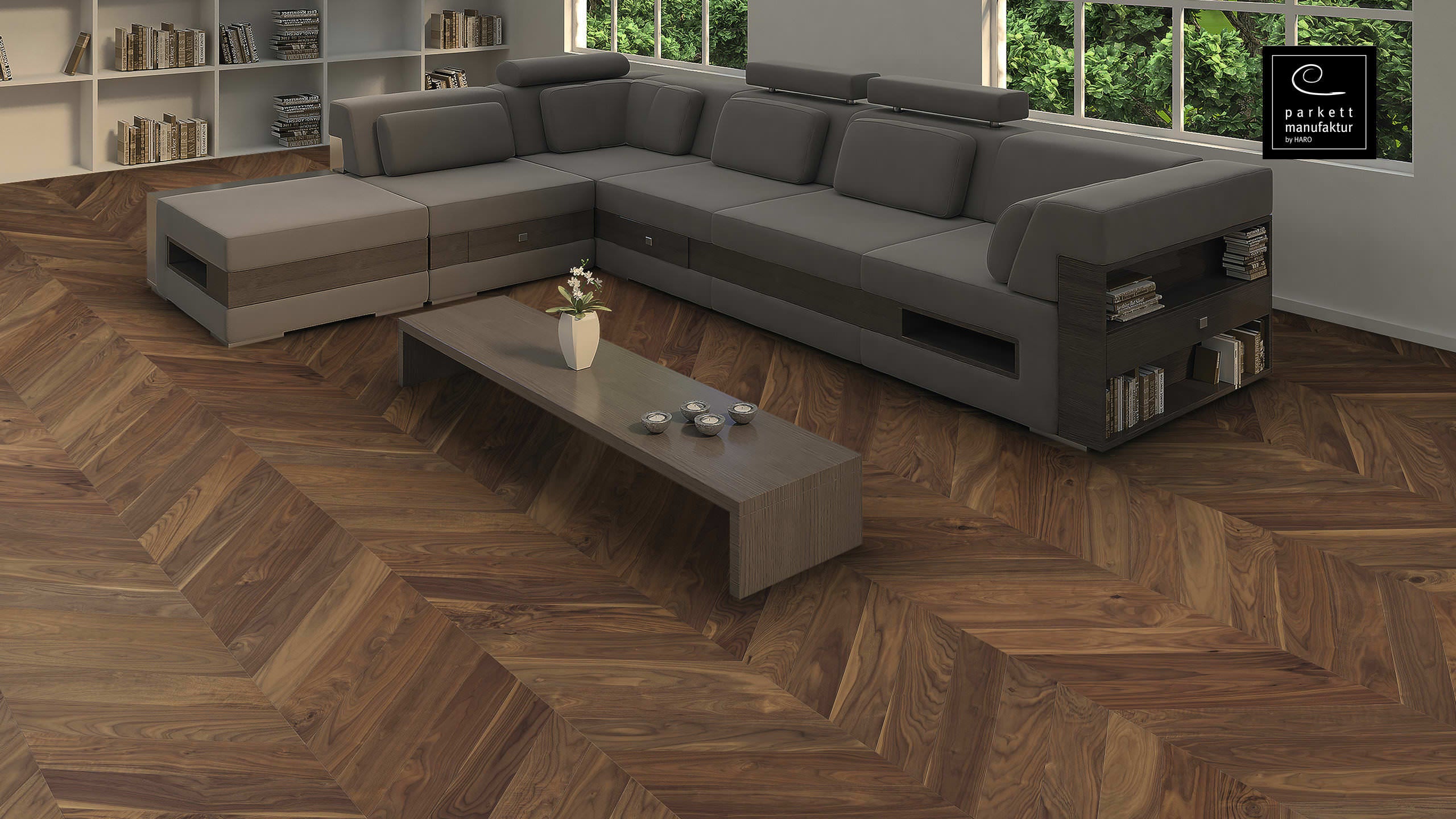 STRIP CHEVRON 4V AMERICAN WALNUT SELECTIV