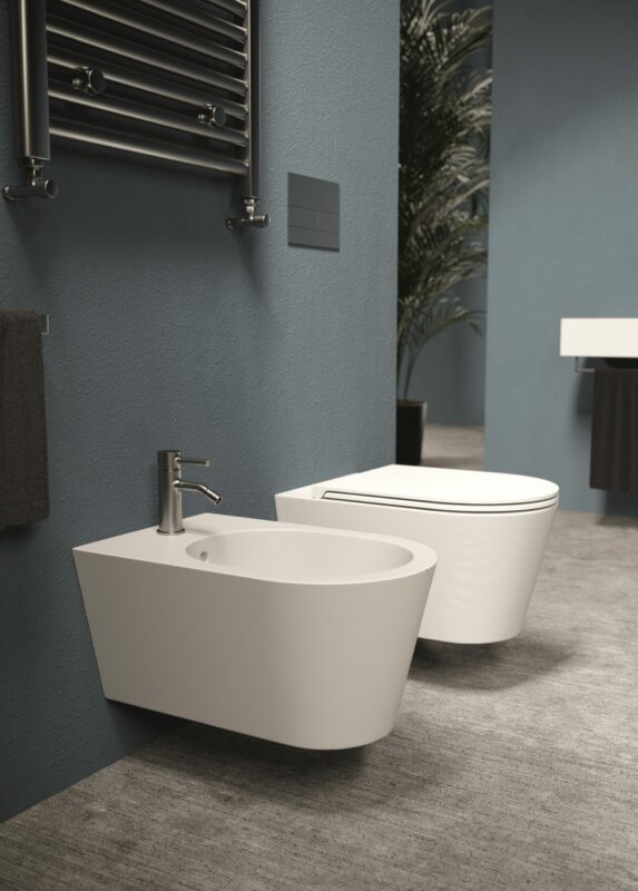 Bidet Hide round wall hung