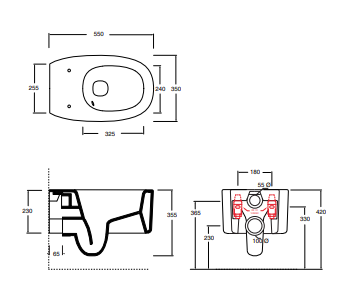 Toilet Idilla wall hung