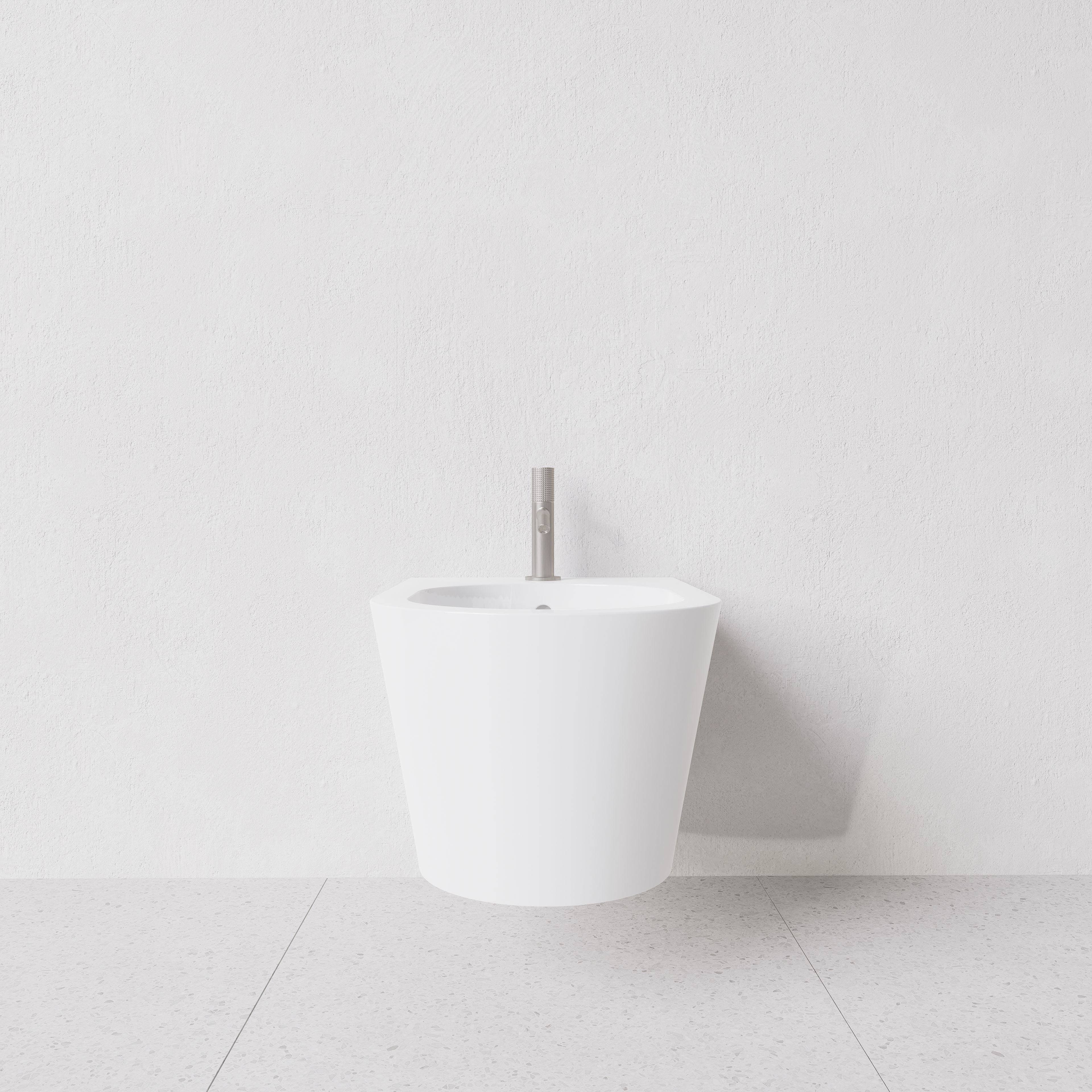 Bidet Hide round wall hung
