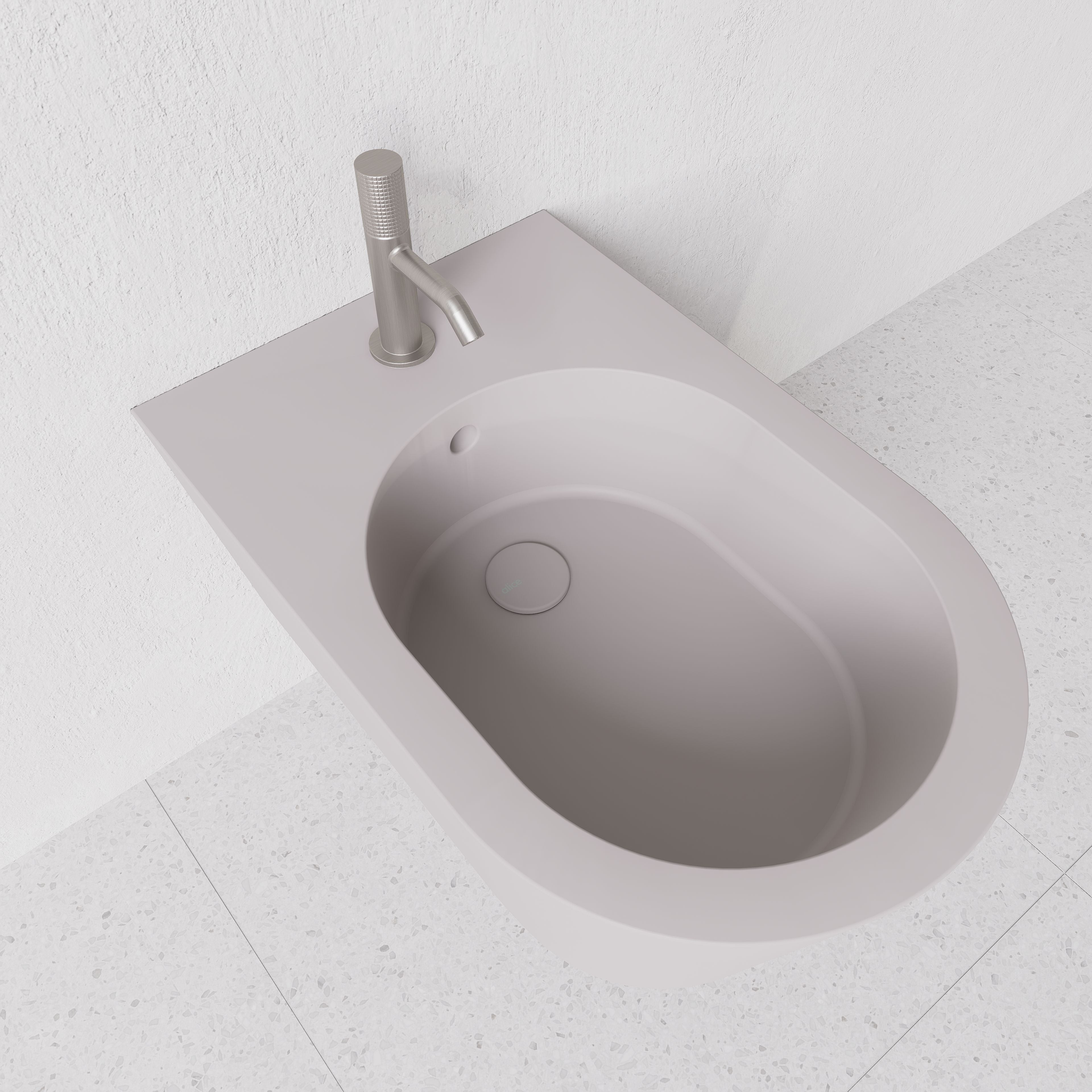 Bidet Hide round wall hung