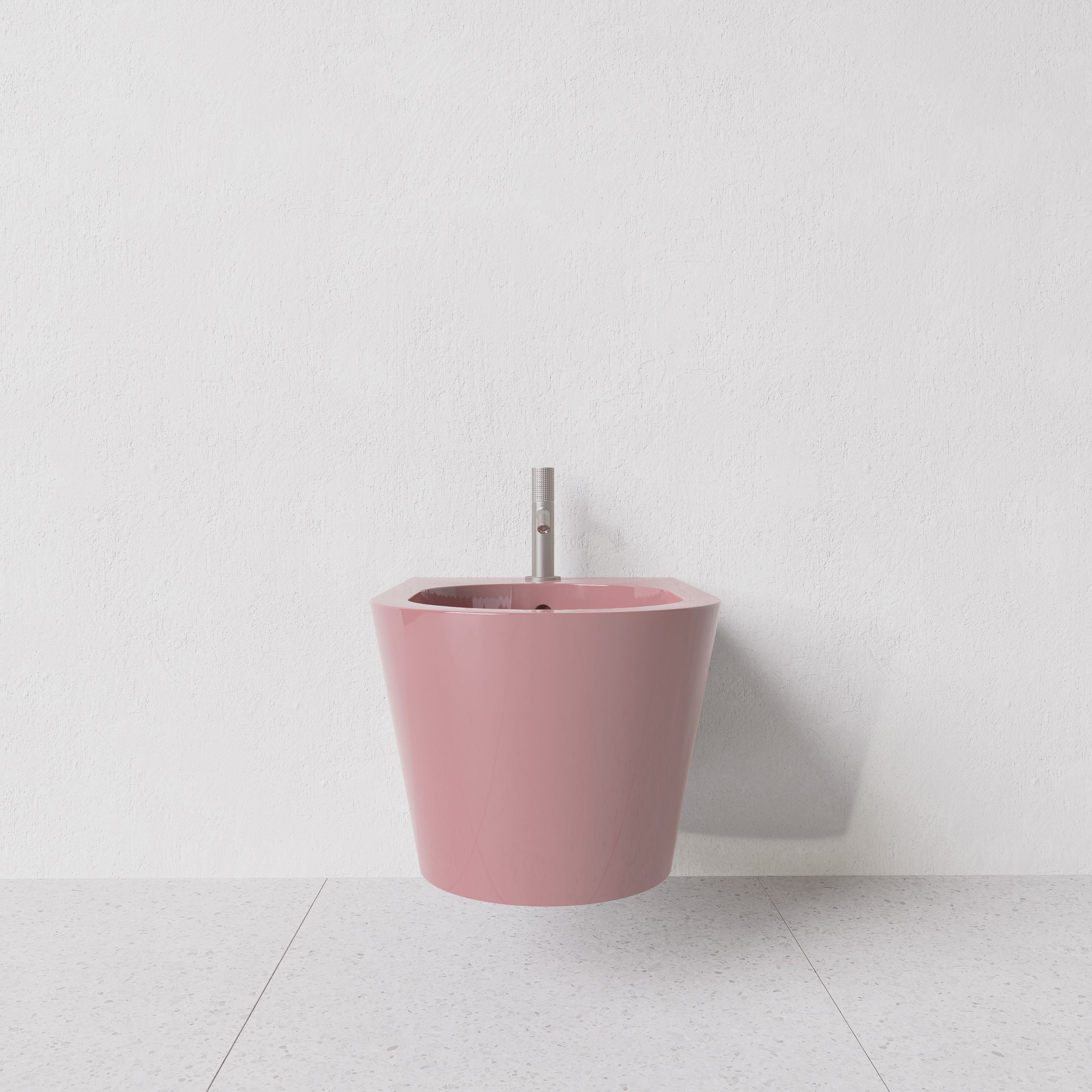 Bidet Hide round wall hung