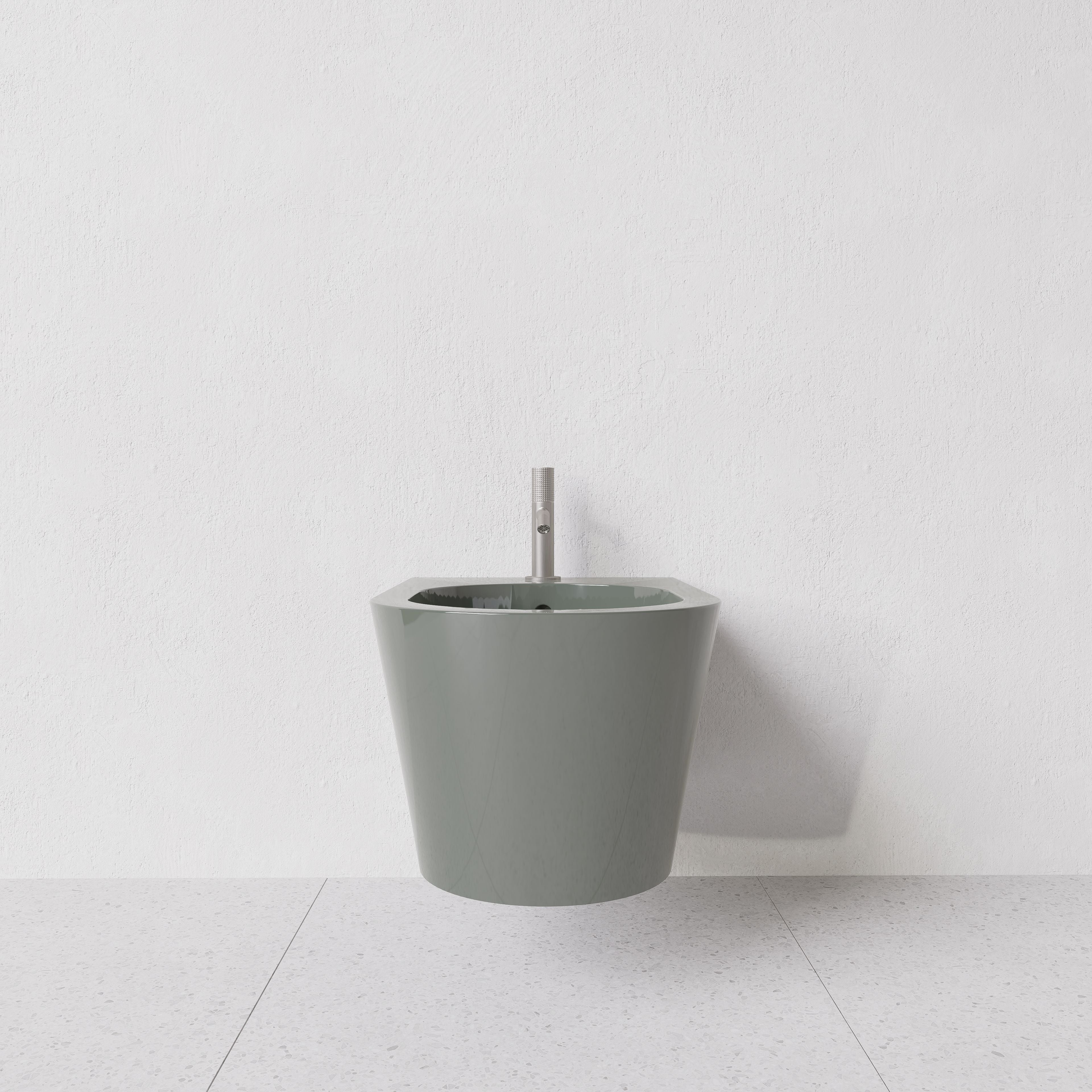 Bidet Hide round wall hung