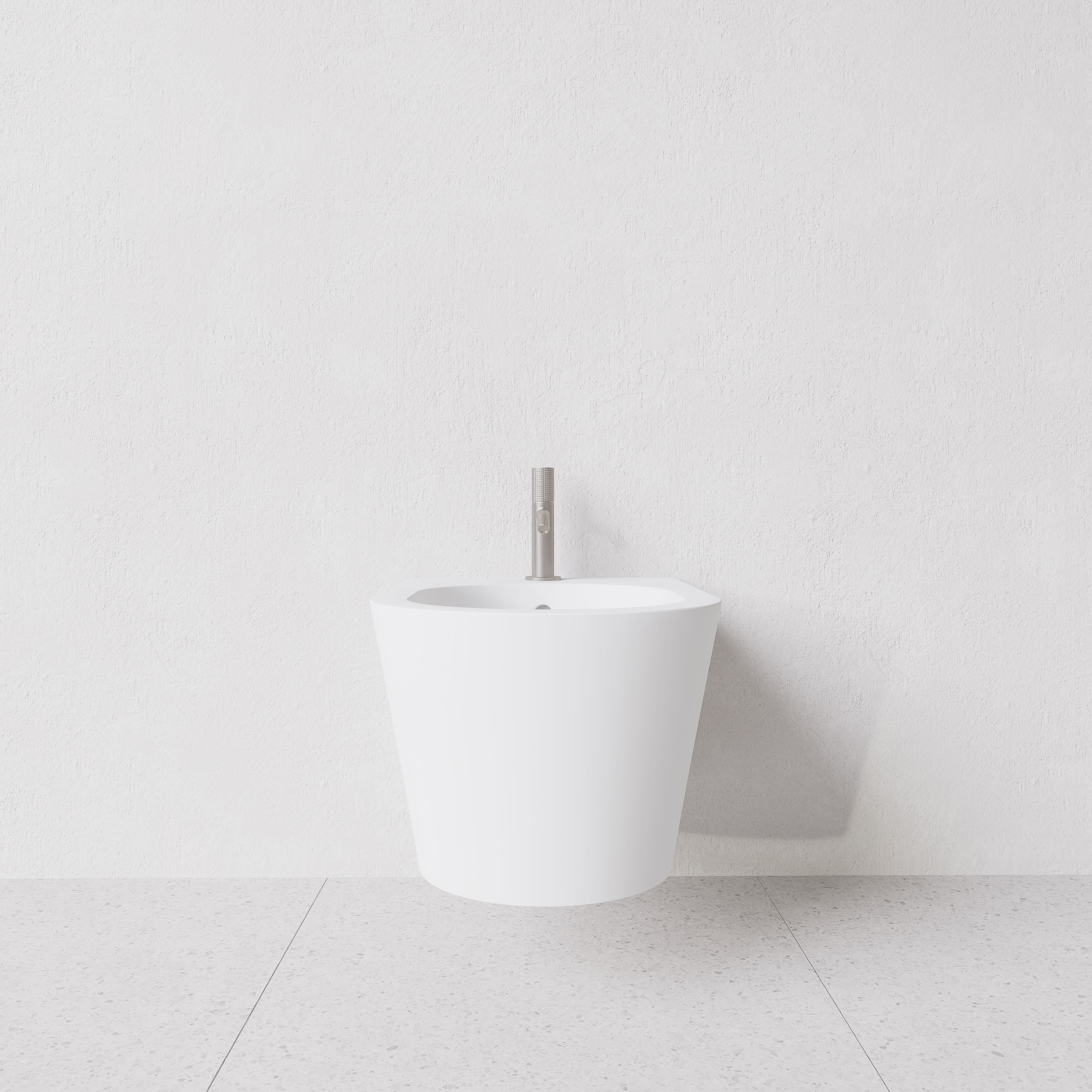 Bidet Hide round wall hung