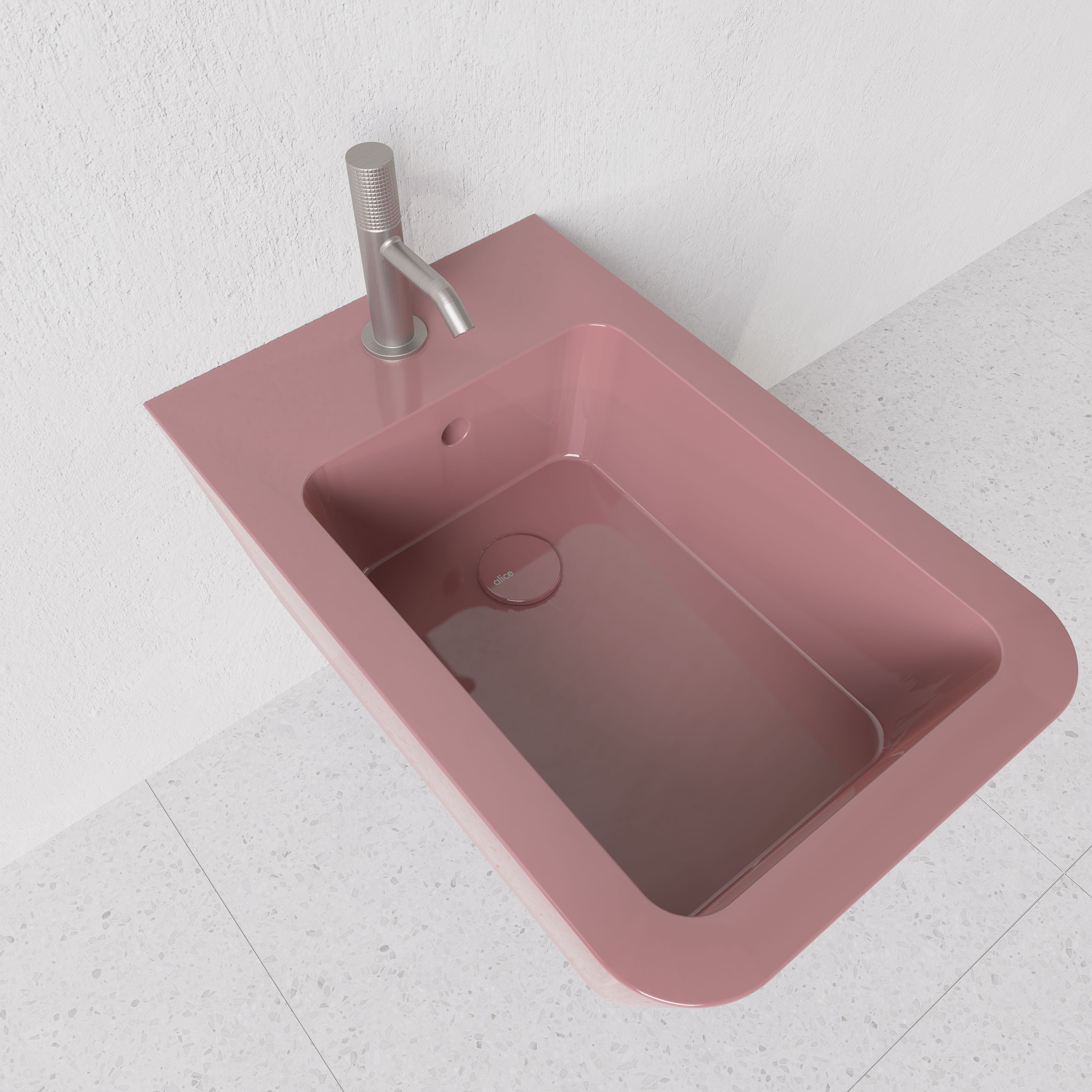 Bidet Hide square wall hung