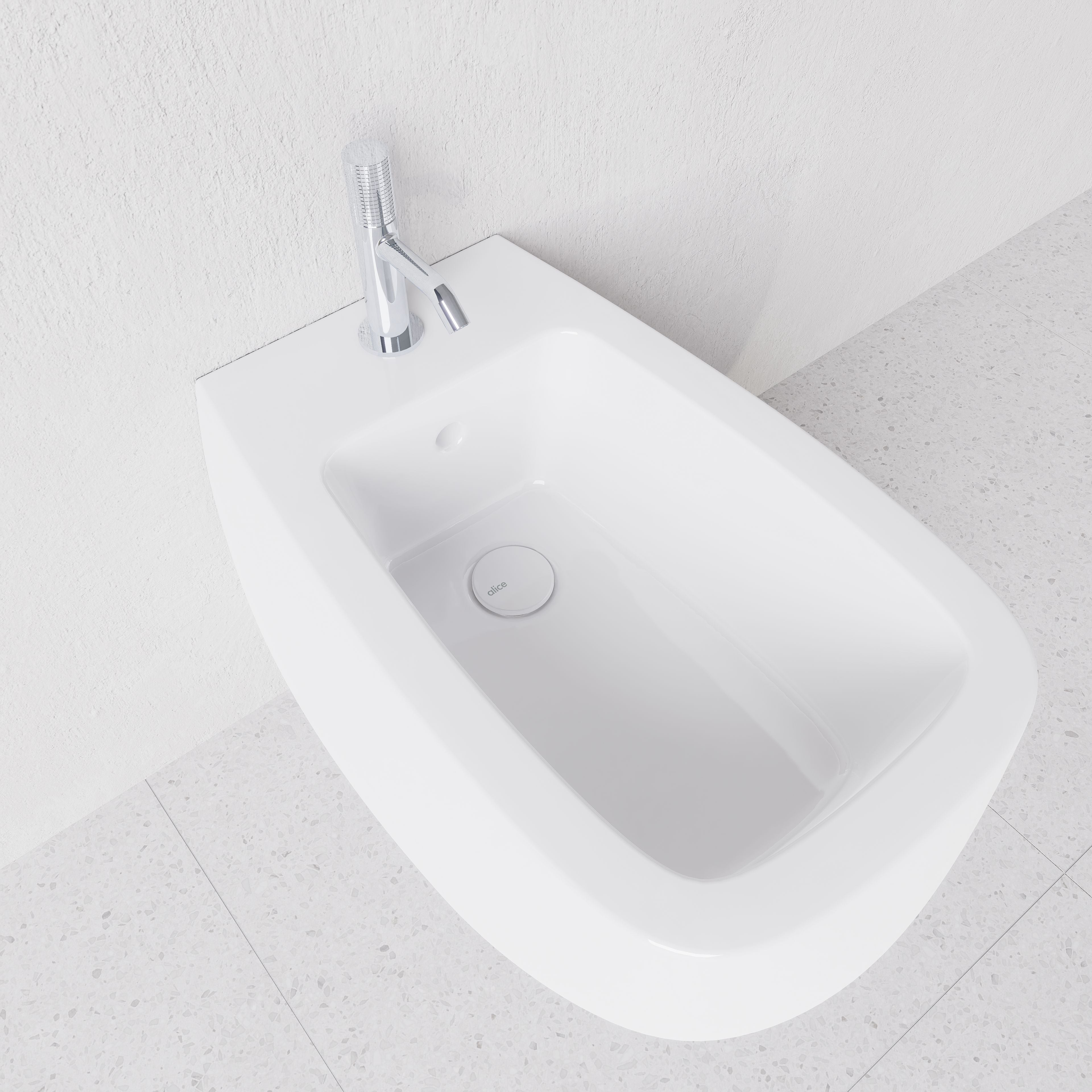Bidet Nur wall hung