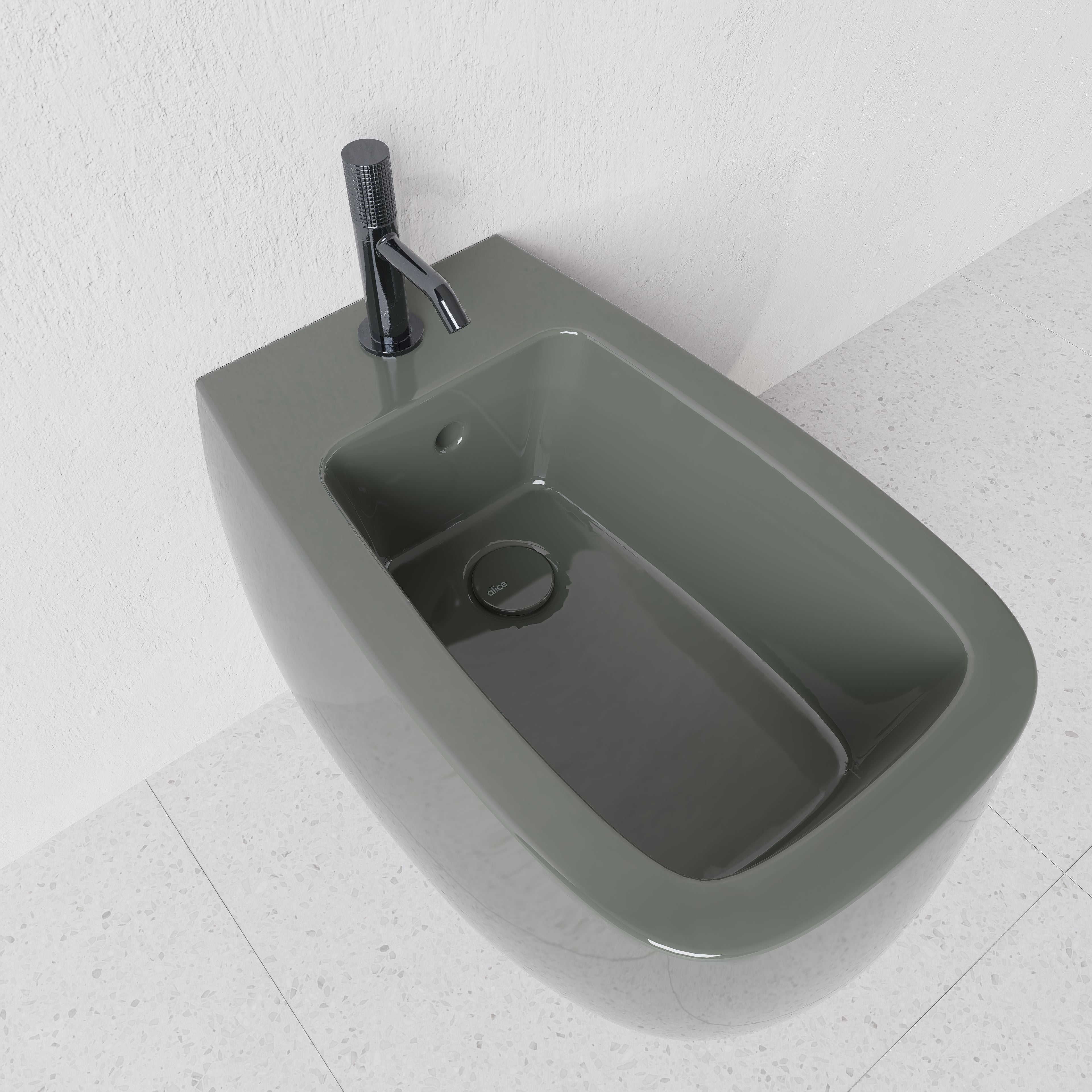 Bidet Nur wall hung