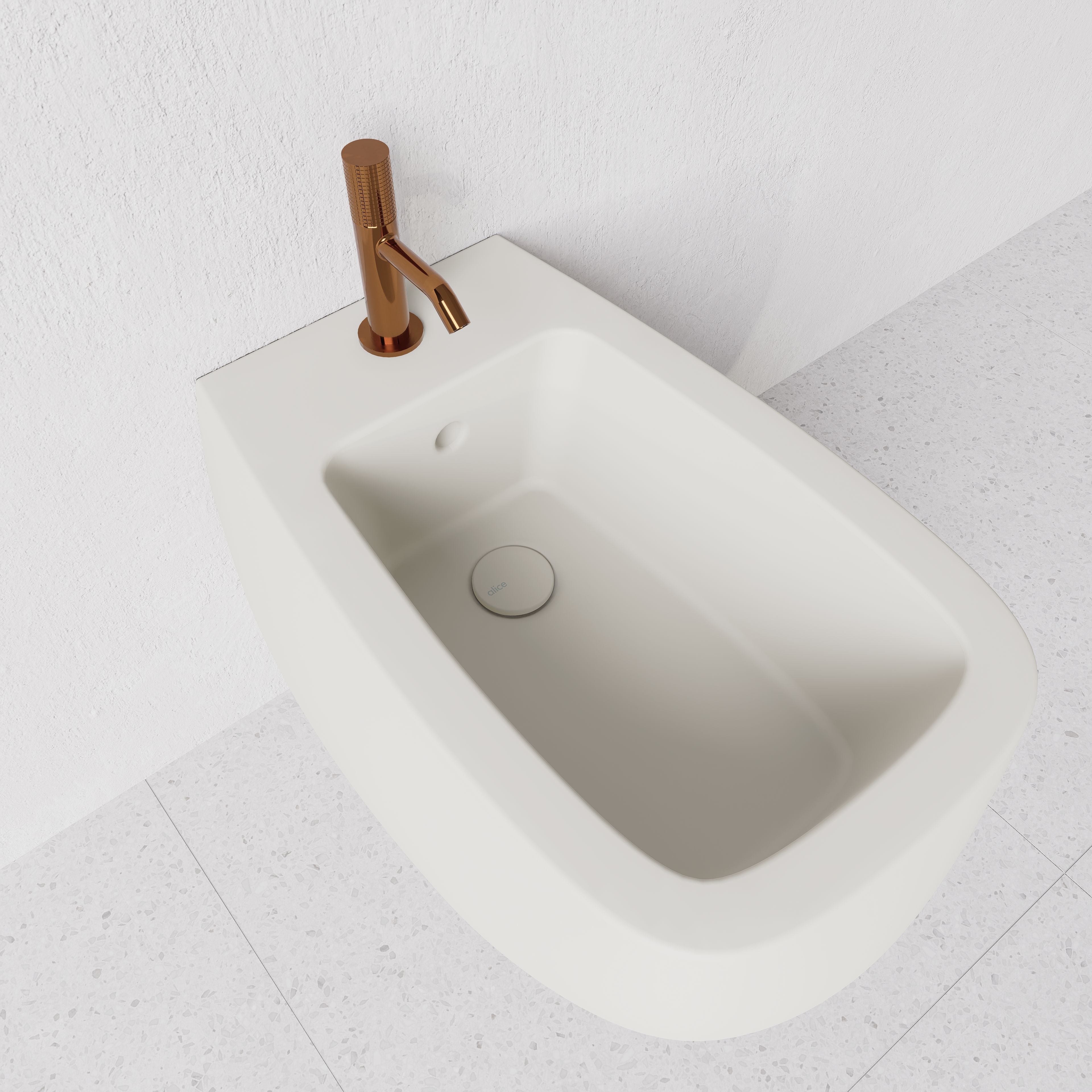 Bidet Nur wall hung