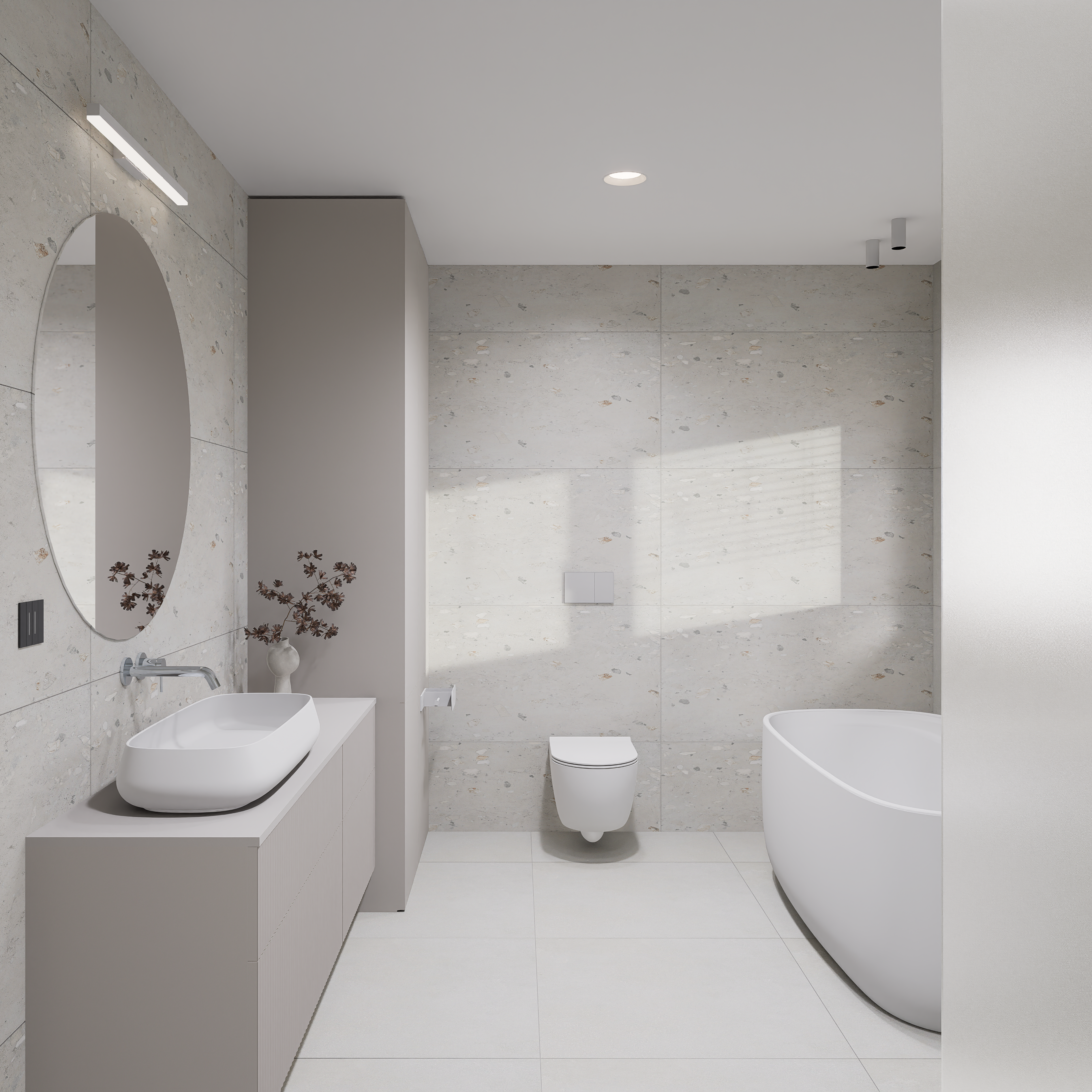Toilet Unica 55 wall hung