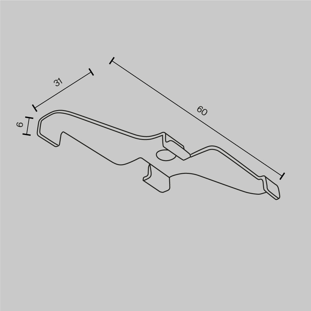 SURFACE MOUNTING CLIP - EXILITY