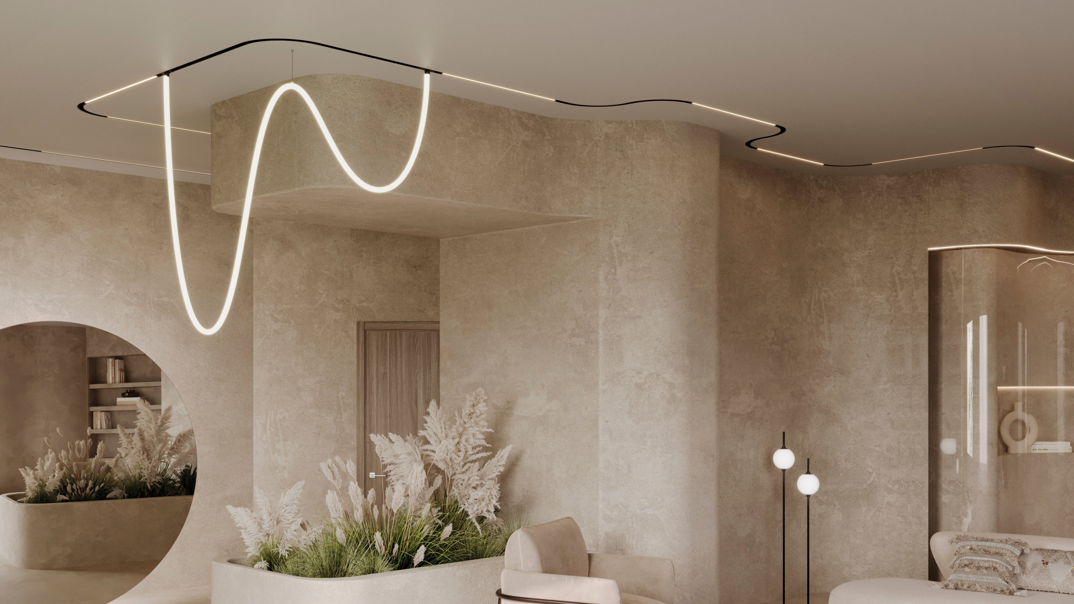 TRACK LIGHT BASIS ANGLE Dim SMART - EXILITY